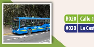 Nuevo servicio TransMiZonal B020 Calle 134 - A020 La Castellana