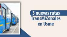 Nuevas rutas de TransMiZonal mejoran el transporte en Bogotá